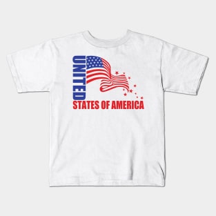 UNITED STATES OF AMERICA Kids T-Shirt